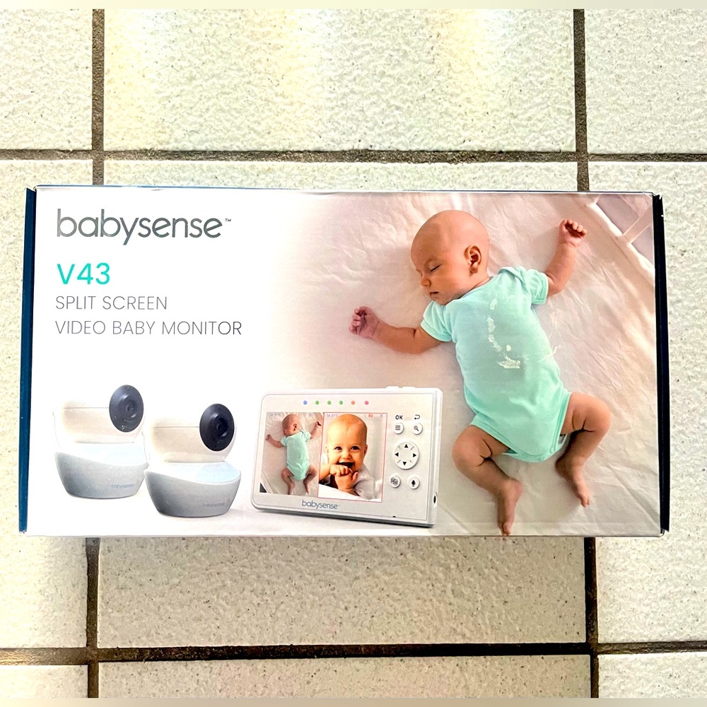 Babysense split screen video baby monitor brand new